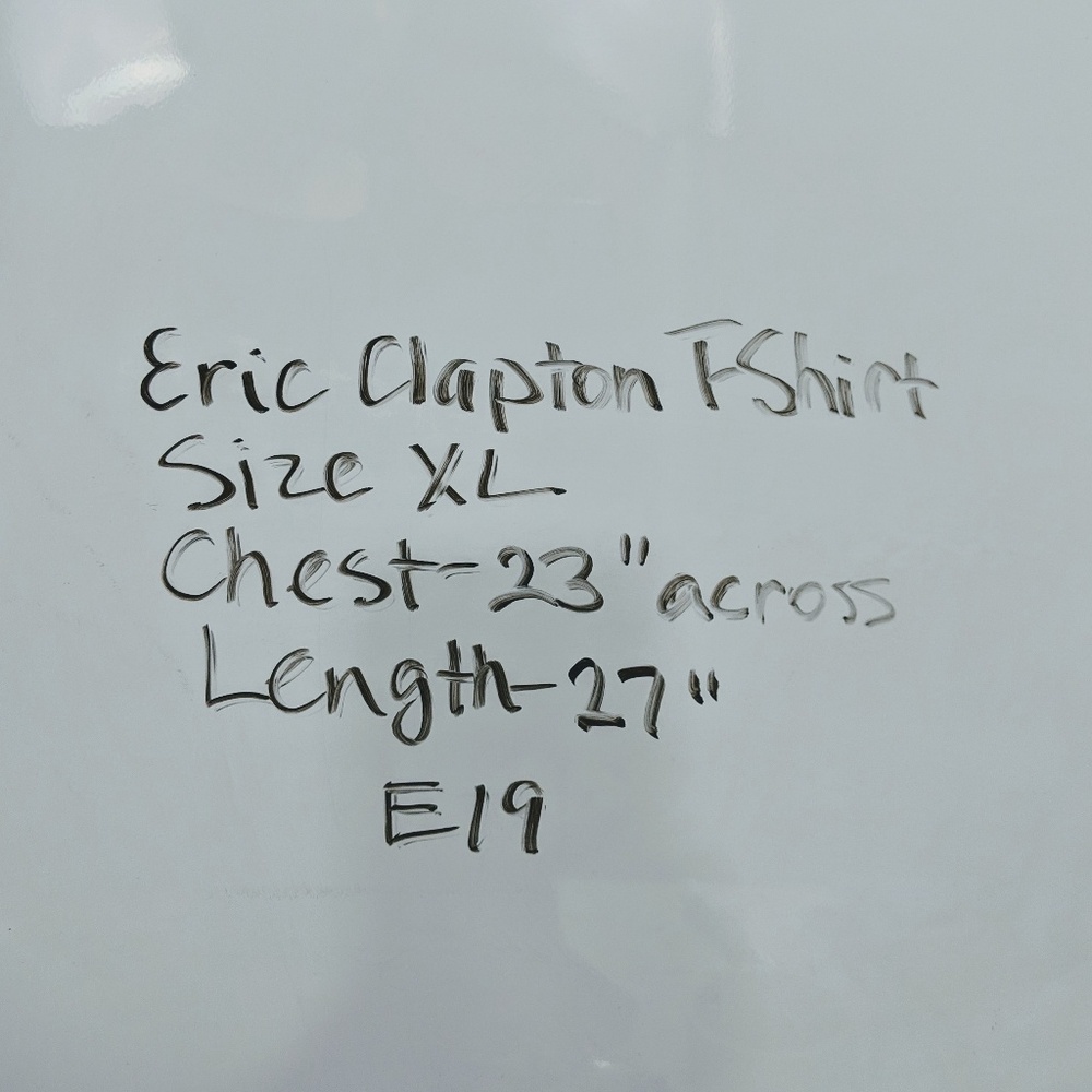 Eric Clapton North American 2010 Tour T-shirt - Picture 5 of 5